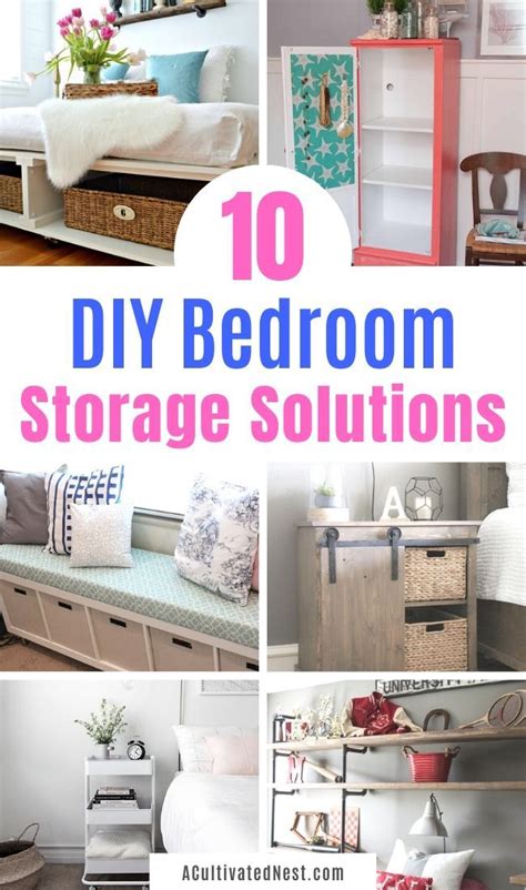 20 Clever Bedroom Storage Ideas A Cultivated Nest Diy Bedroom