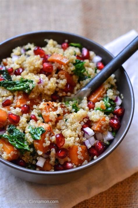 A Healthy Delicious And Comforting Quinoa Salad With Sweet Potato