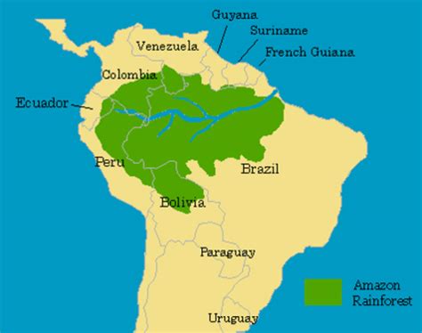 Amazon Rainforest Location
