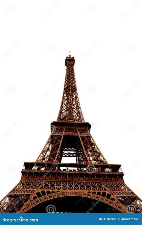 Eiffel Tower In Single Color Stock Image Image Of Stucture Blue 3102001