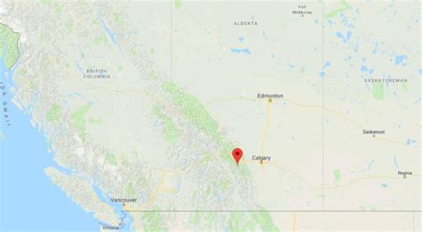 Where Is Mount Assiniboine Provincial Park On Map Of West Canada