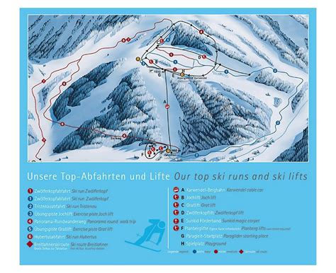 Maps Of Achensee Ski Resort Collection Of Maps Of Achensee Piste