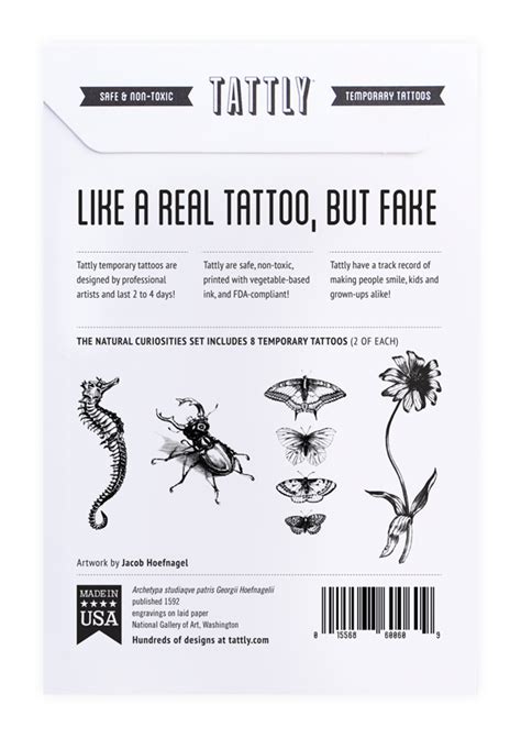 Tattly Designy Temporary Tattoos — In Bloom Set By Helen Dealtry From