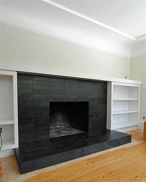 Fireplace Tile Fireplace Tile Black Fireplace Surround Fireplace