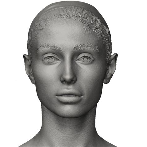 Female 3d Head Scan