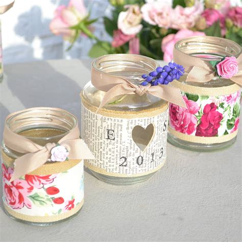 Rose Jam Jar Candle Holder By Abigail Bryans Designs
