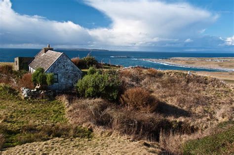 Scenic Irish Landscape With Old Irish Cottage Stock Image Image 13453995