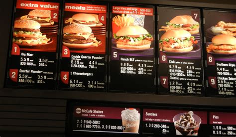 We don't believe in labels at macca's, like dinner or breakfast. Fast Food Menus with Calories Included - McDonalds