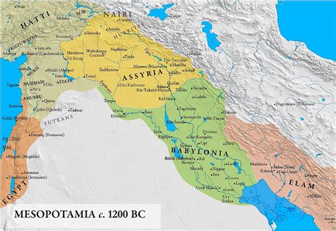 Mesopotamia 1200 Bc Assyria Wikipedia Ancient Near East Ancient