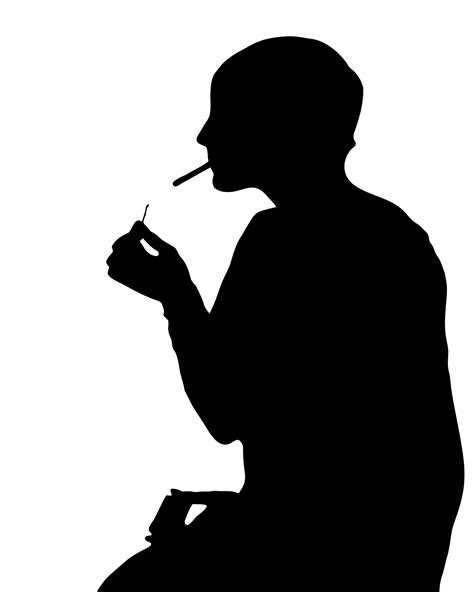 Person Smoking Clipart Clip Art Library