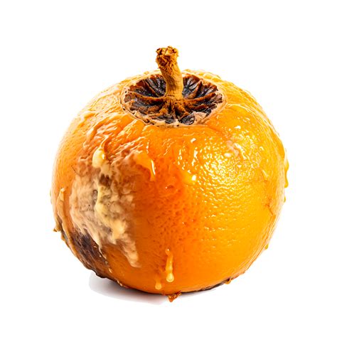 Ai Generated Decomposing Rotten Orange Unhealthy Eating Concept In