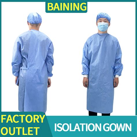 Isolation Gown Surgical Gown Medical Waterproof Plastic Sms Non Woven