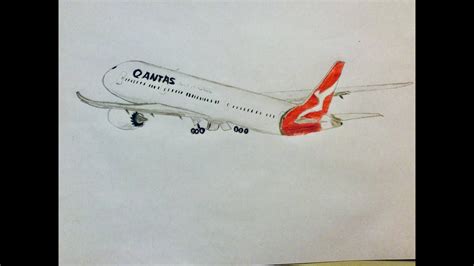 Lets Draw The Qantas 787 Youtube