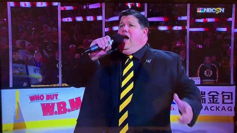 The National Anthem Leafs Vs Bruins Youtube