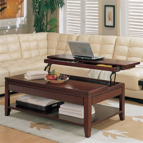 Find coffee table sets at wayfair. Double Lift Top Coffee Table in Regal Walnut | Roy Home Design