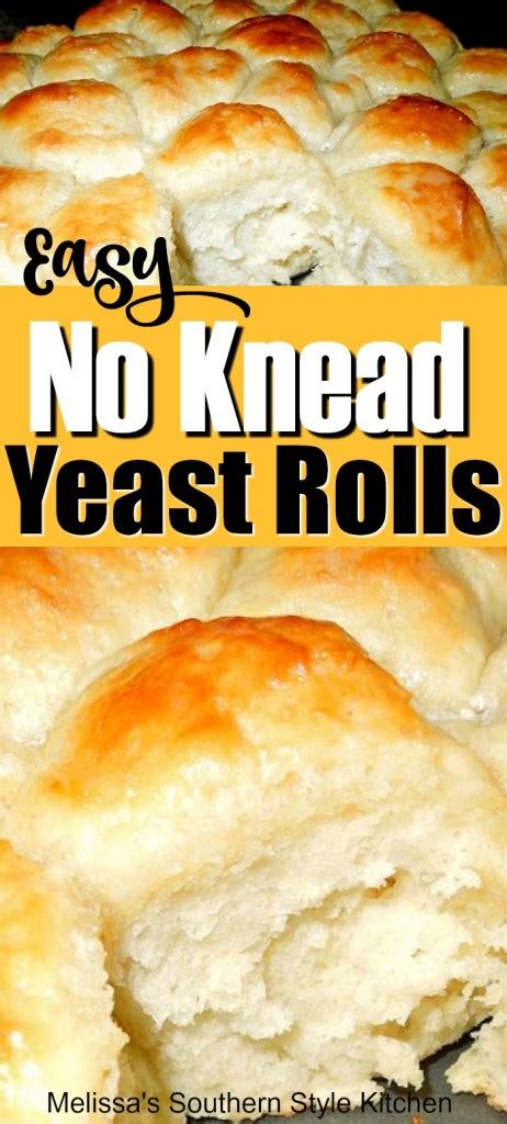 easy no knead yeast rolls