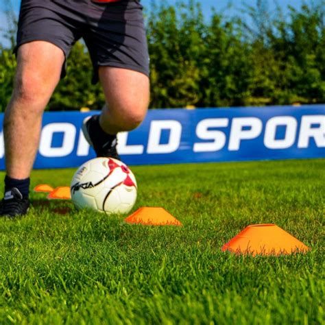 50 Forza Soccer Training Marker Cones Orange Net World Sports