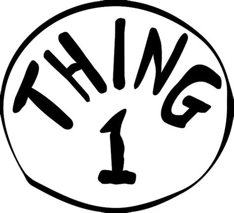 Printable Thing 1 And Thing 2 Logo Printable Word Searches