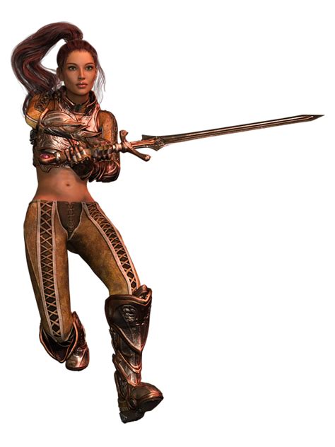 woman sword strong free image on pixabay