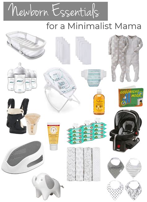 Newborn Essentials For A Minimalist Mama