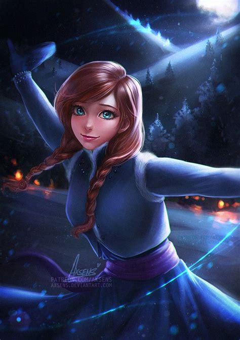 anna olaf s frozen adventure by axsens olaf s frozen adventure disney princess art frozen art