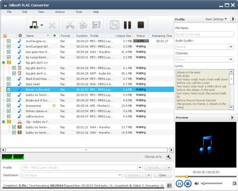 And the defaults are usually good so you don't have to specify tons of options. Xilisoft FLAC Converter - Free download and software ...