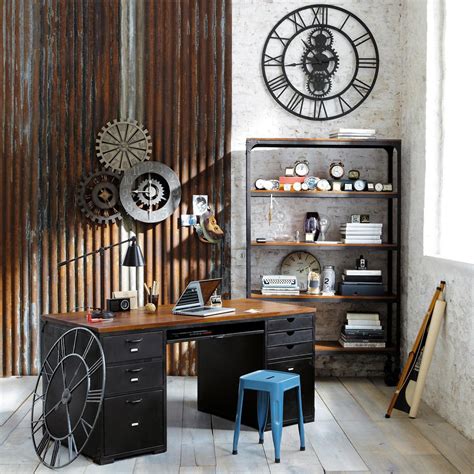 21 Industrial Home Office Designs With Stylish Decor