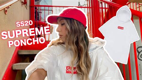 Styling The Supreme Poncho Ss20 Kristenn Youtube