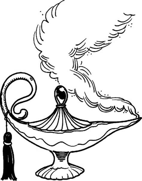 Magic Woman As Genie In The Bottle Drawing By Frank Ramspott