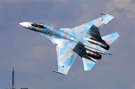 Su 27 Flanker Long Range Fighter Aircraft Russian Military Aircraft