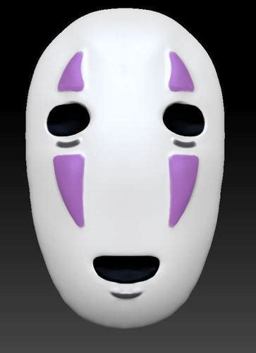 3d Printed No Face Mask From Spiritedaway Wearable If Modified By 3d