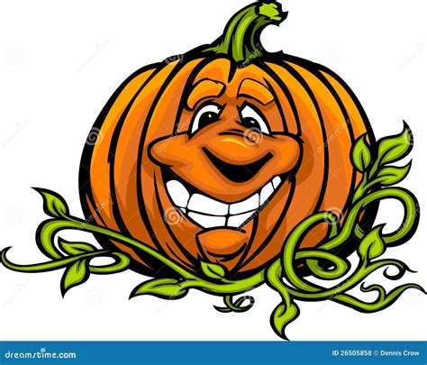 Happy Halloween Jack O Lantern Pumpkin Cartoon Royalty Free Stock