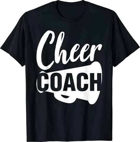 Amazon Cheer Coach Cheerleading Lover Cheerleader T Shirt Clothing