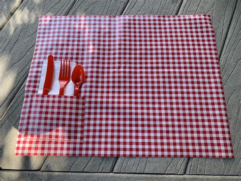 Placemat With Napkin Pocket Diy 5 Out Of 4 Patterns