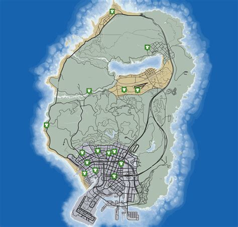 Carte Interactive Complète De Gta 5 Tous Les Emplacements