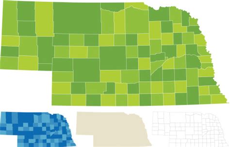 Nebraska County Map Stock Illustration Download Image Now Istock