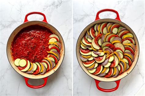 Homemade Classic French Ratatouille Vibrant Plate