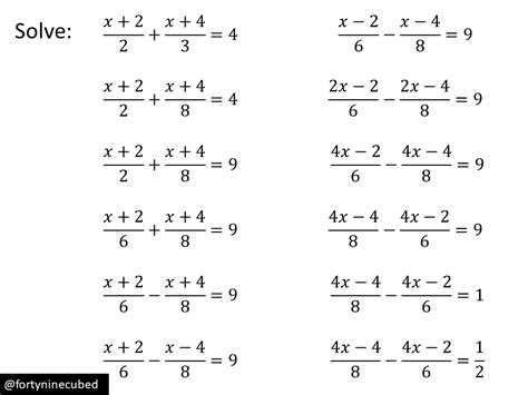 Https://wstravely.com/worksheet/linear Equations With Fractions Worksheet