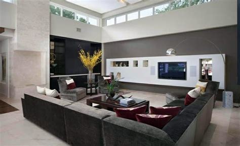 Browse modern living room decorating ideas and furniture layouts. TV room wall in modern living room - 15 Inspiring Examples ...