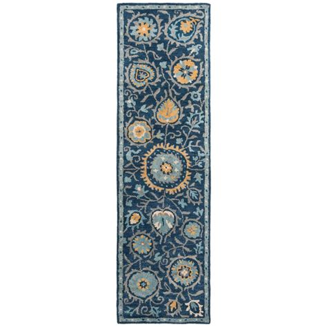 We did not find results for: Safavieh Heritage Navy/Gold 2 ft. x 8 ft. Runner Rug-HG423N-28 - The Home Depot