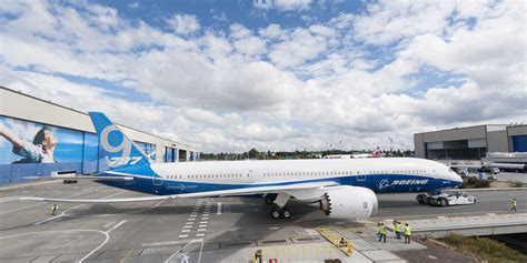 Boeing Finishes First Dreamliner 787 9 Business Insider