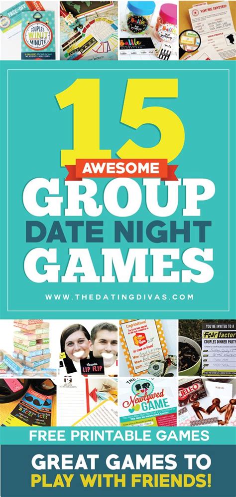 If you are looking for varied matching couple names for games, you are in the right place! Double Date Ideas & Group Date Ideas | Date night games ...