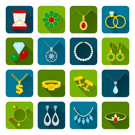 Jewelry Icon Set 438963 Vector Art At Vecteezy