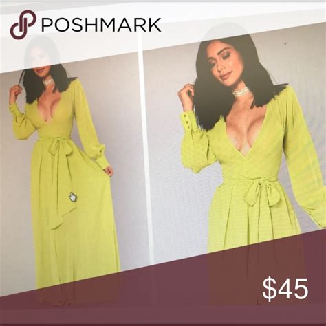 Brand New Long Sleeve Yellow Flowy Summer Dress Flowy Summer