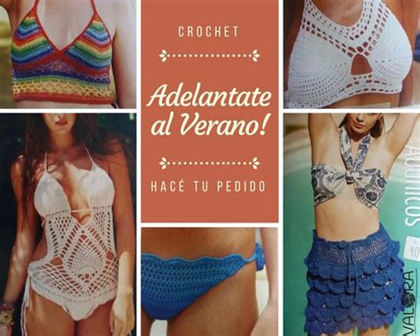 Adelantate Al Verano Bikinis Y Tops A Crochet Valora Manualidades