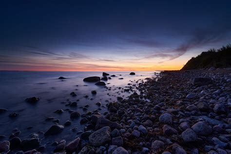 Early Sunrise At Brodten Cliff Coast Foto And Bild Landschaft Meer