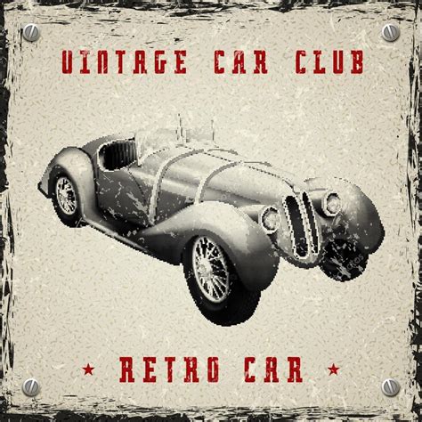 Vintage Car Poster Design — Stock Vector © Kchungtw 78191858