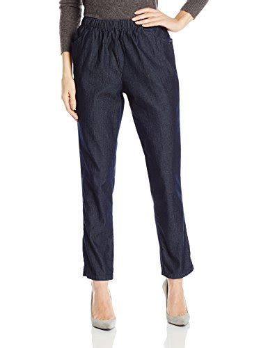 Chic Classic Collection Womens Stretch Elastic Waist Pull On Pant Long