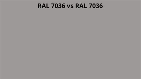 RAL 7036 Vs 7036 RAL Colour Chart UK
