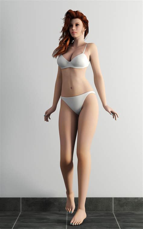 Bikini Beautiful Girl 3D Model In Woman 3DExport